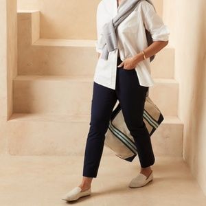 Banana Republic Navy Sloan Pant 10 Long/Tall